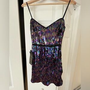 Bebe sequin mini dress
